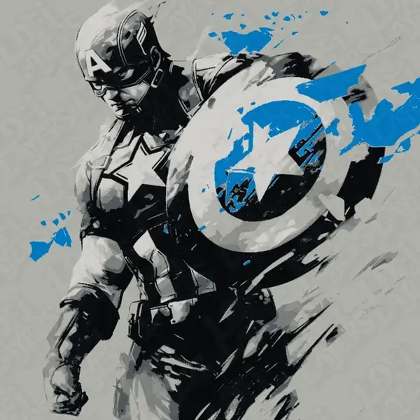 Hueforge Captain America / Marvel Comics