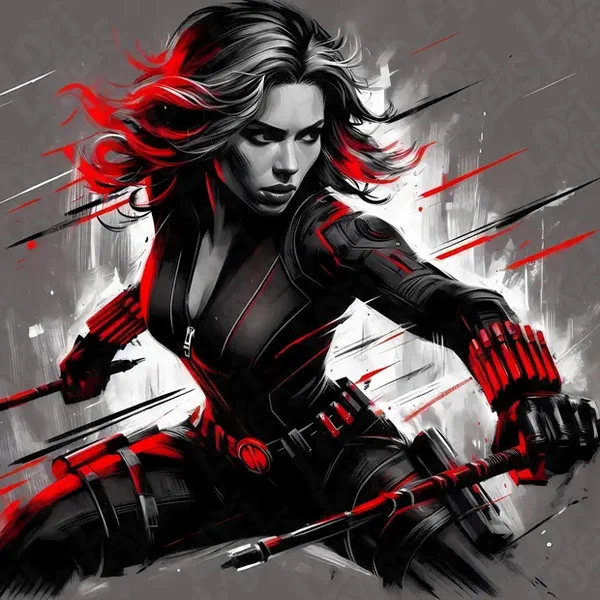 Hueforge Black Widow / Marvel Comics