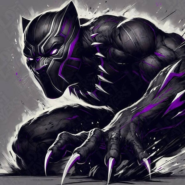 Hueforge Black Panther / Marvel Comics
