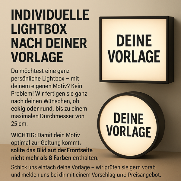 Individuelle Lightbox nach deiner Vorlage