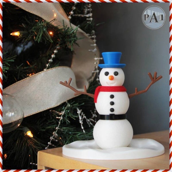 Weihnachtsdekoration - Der fröhliche Schneemann
