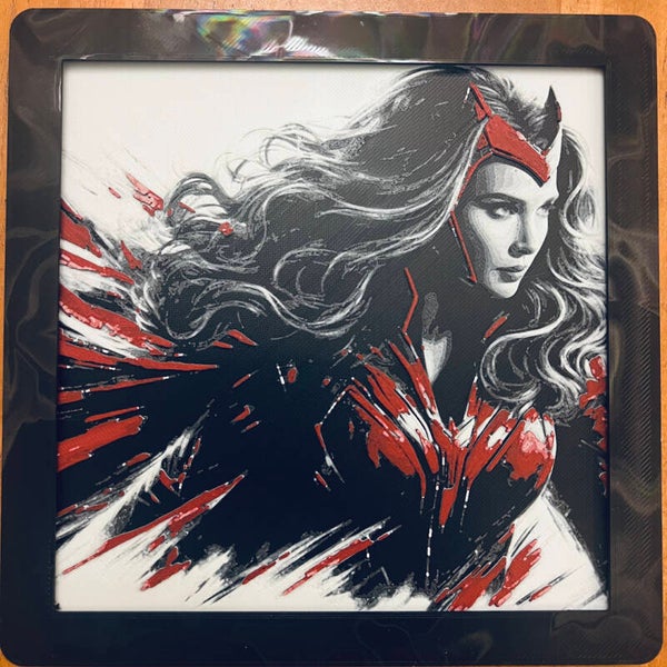 Scarlett Witch, 3D Poster, Hueforge