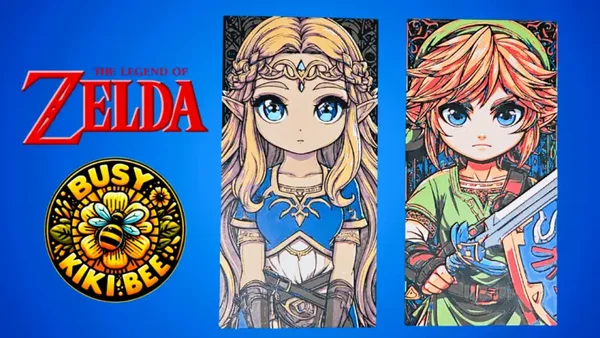 The Legend of Zelda 3D Poster, Hueforge, Desktop Panel