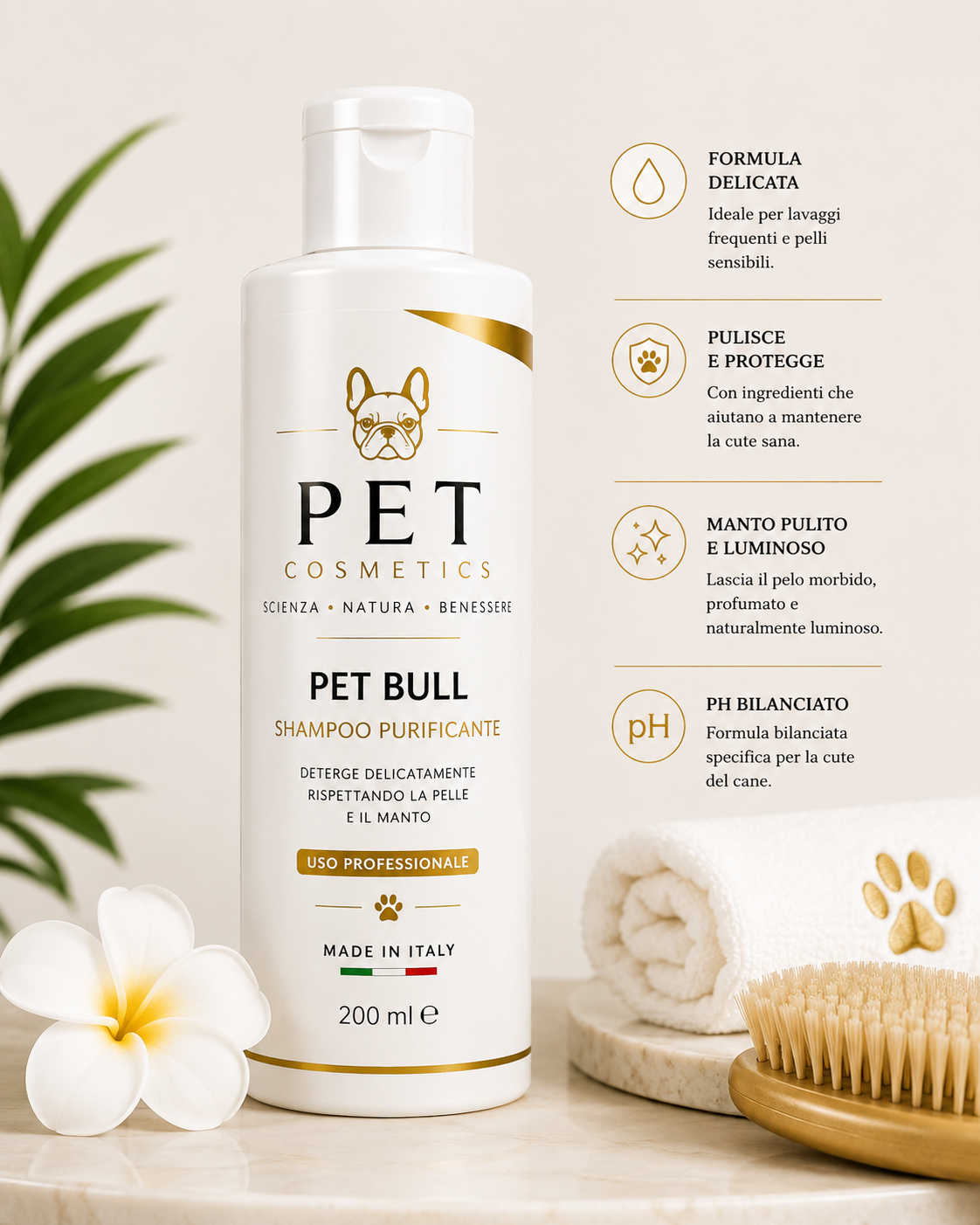 PET BULL - SHAMPOO PURIFICANTE 200ML