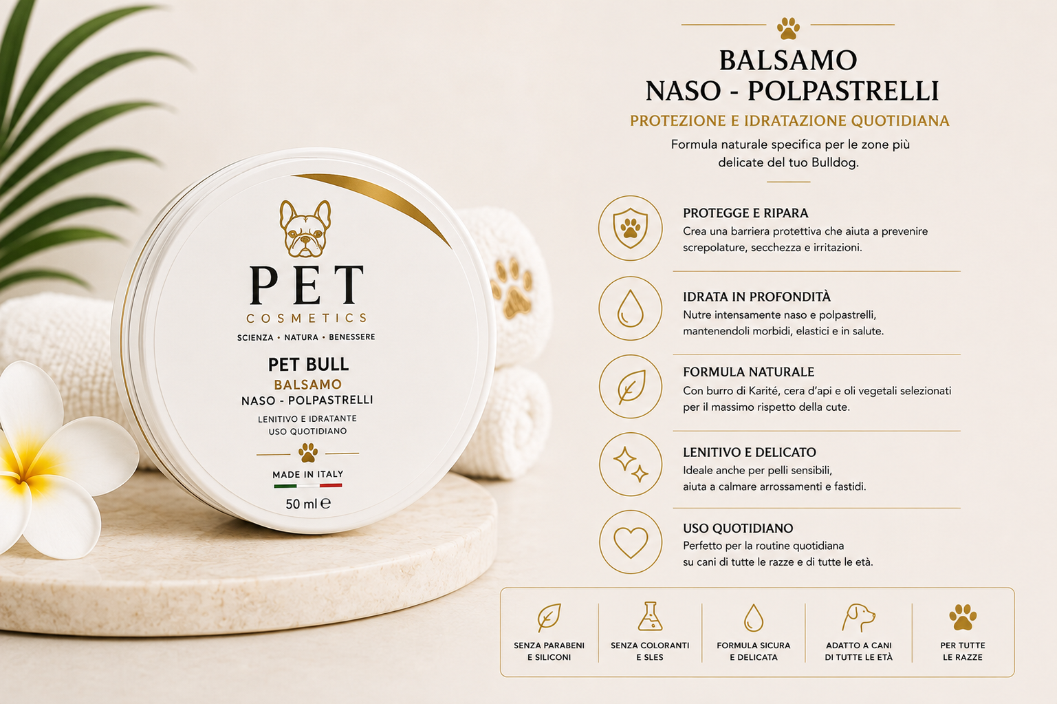 PET BULL - BALSAMO NASO POLPASTRELLI 50ML