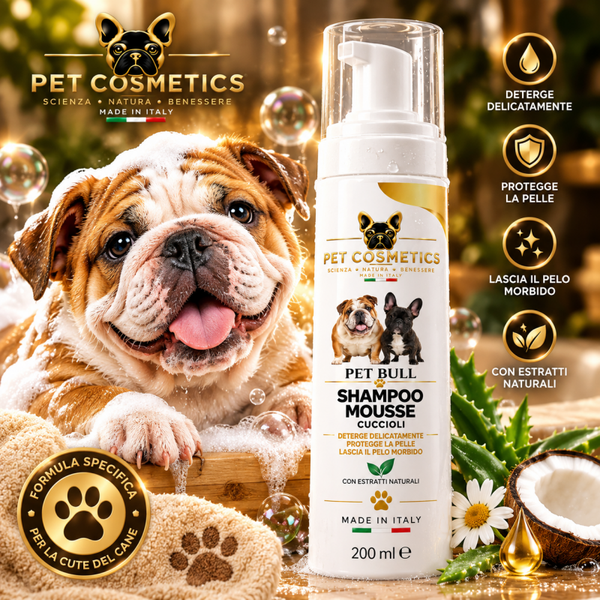 PET BULL – Shampoo Mousse Cuccioli
