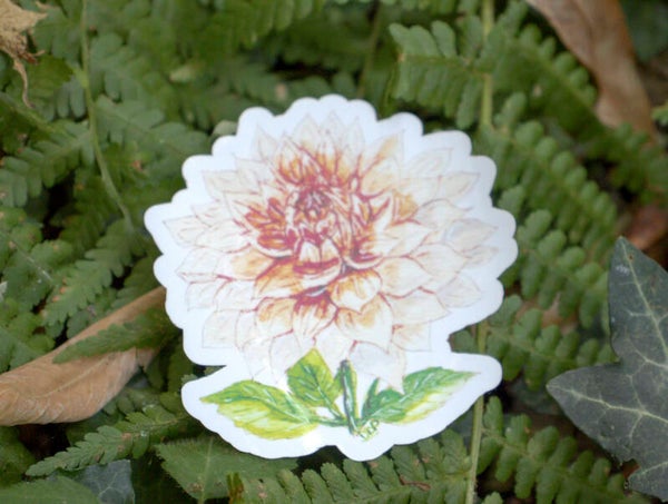 DAHLIA - sticker géant