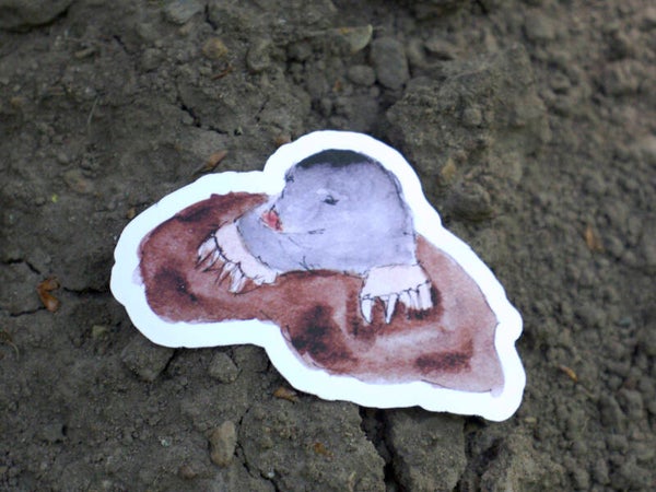 TAUPE - sticker géant