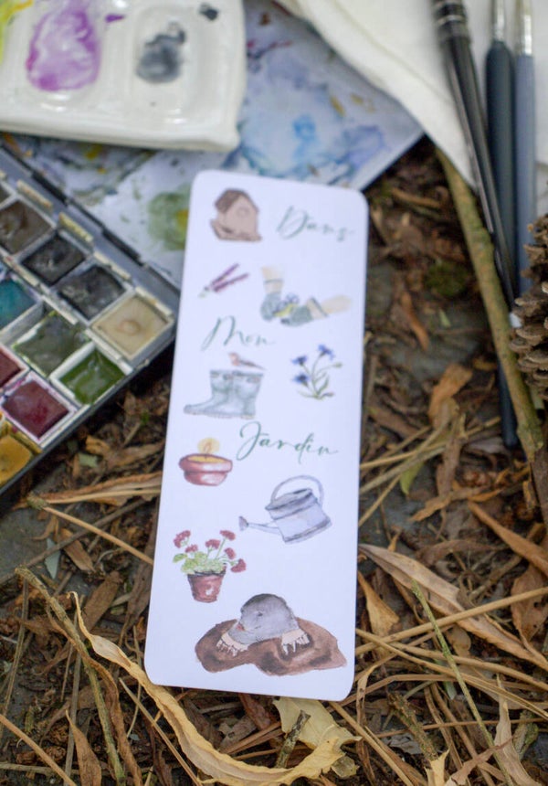 DANS MON JARDIN - marque-page
