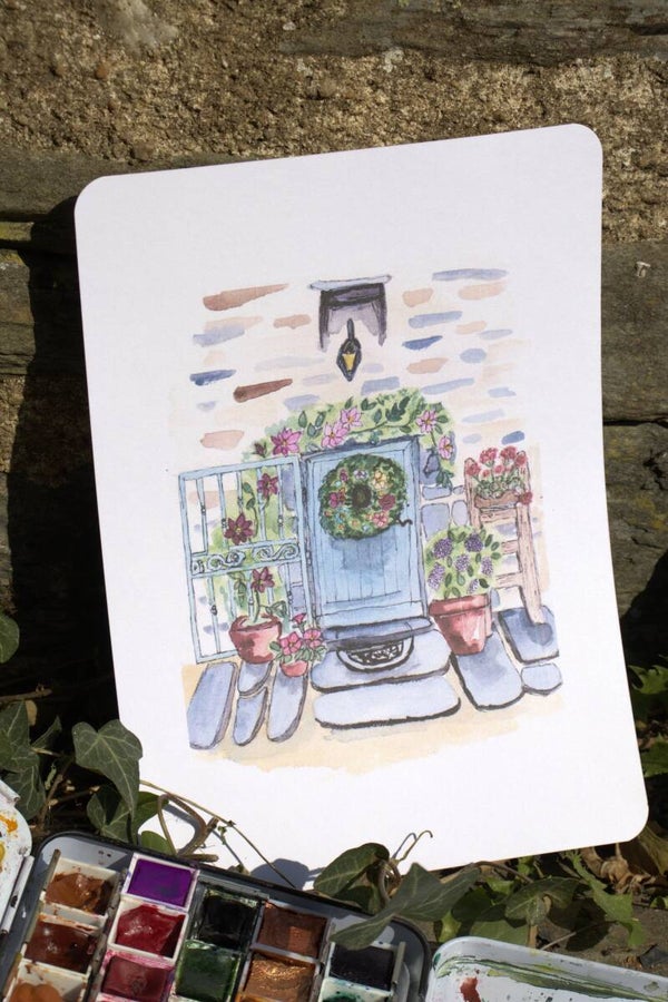 PORTE FLEURIE - Cartes plusieurs formats
