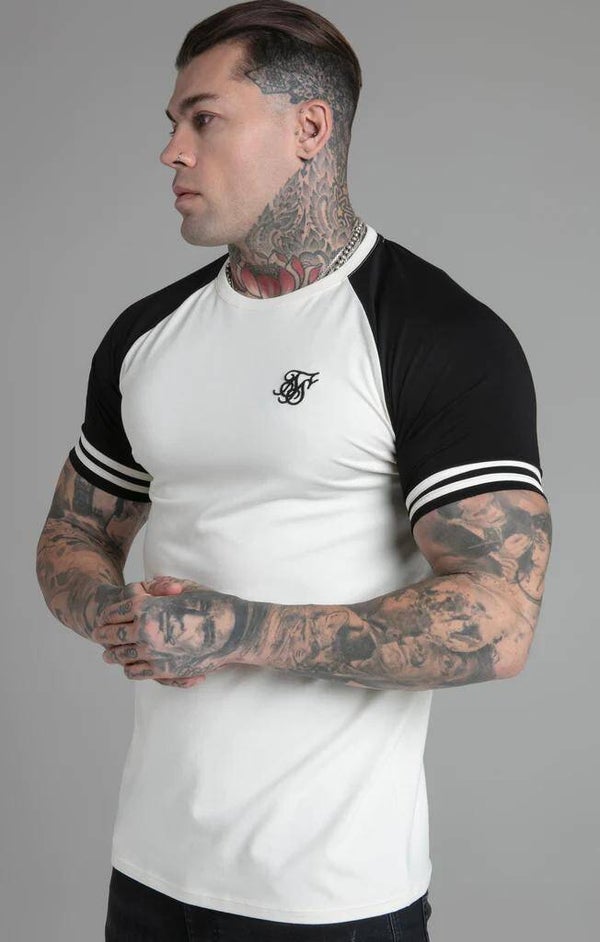 SikSilk Ecru Raglan t-shirt