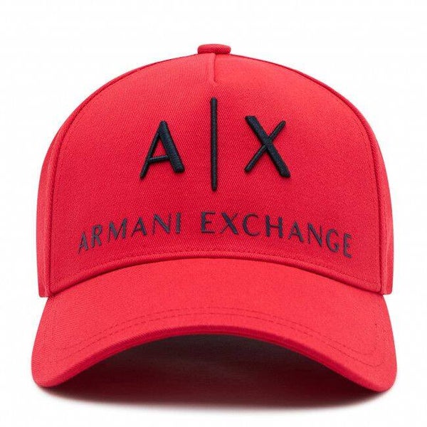 Armani Exchange red cap