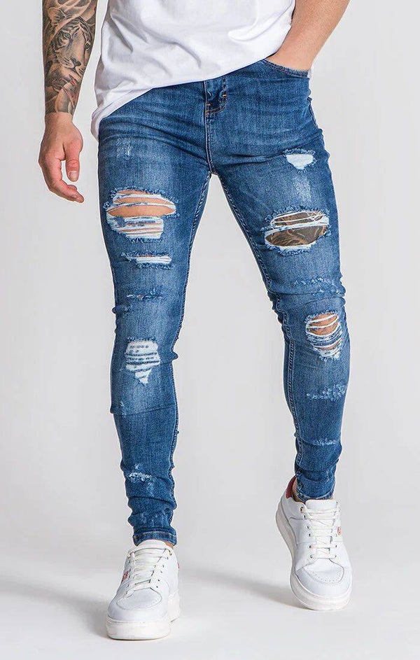 DARK BLUE RIDE SKINNY JEANS