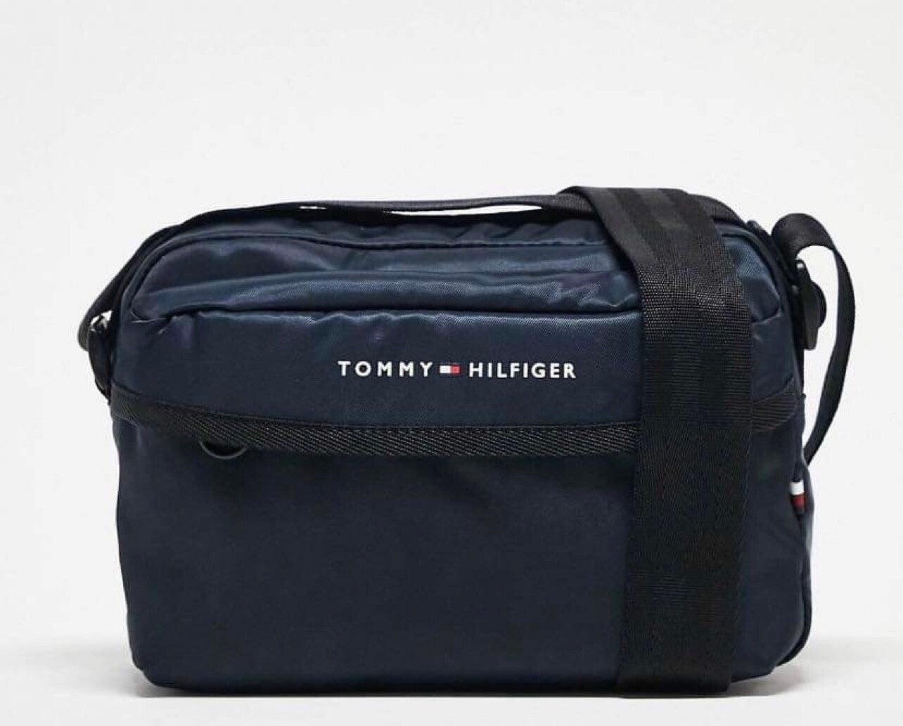 Tommy Hilfiger logo skyline camera bag in blue