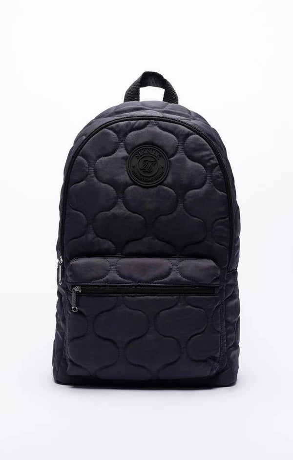 Charcoal Quilted Backpack