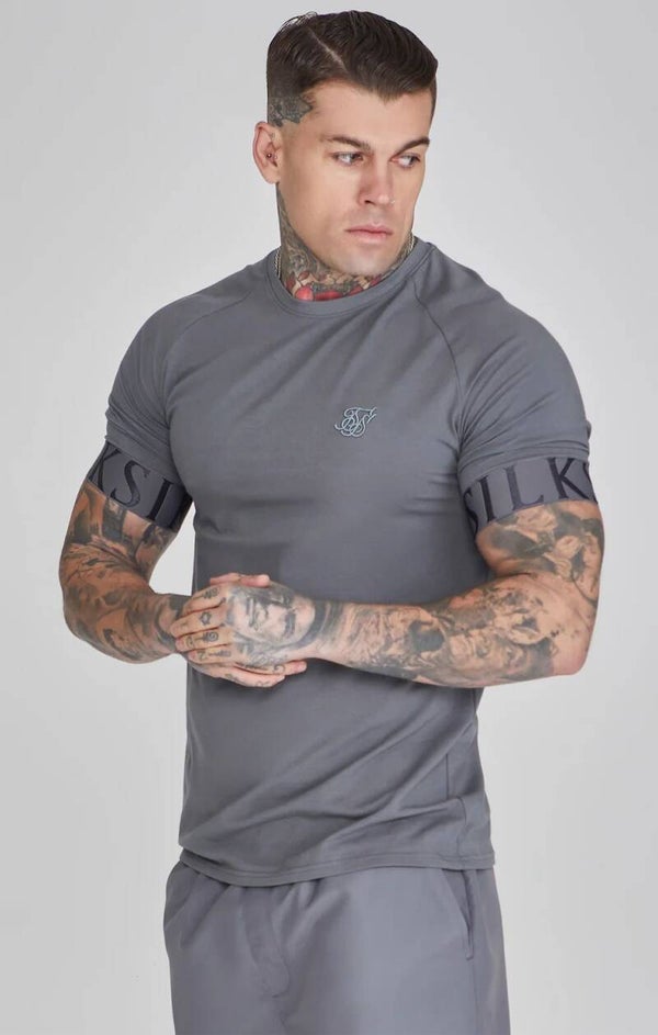 SikSilk Grey Tech t-shirt
