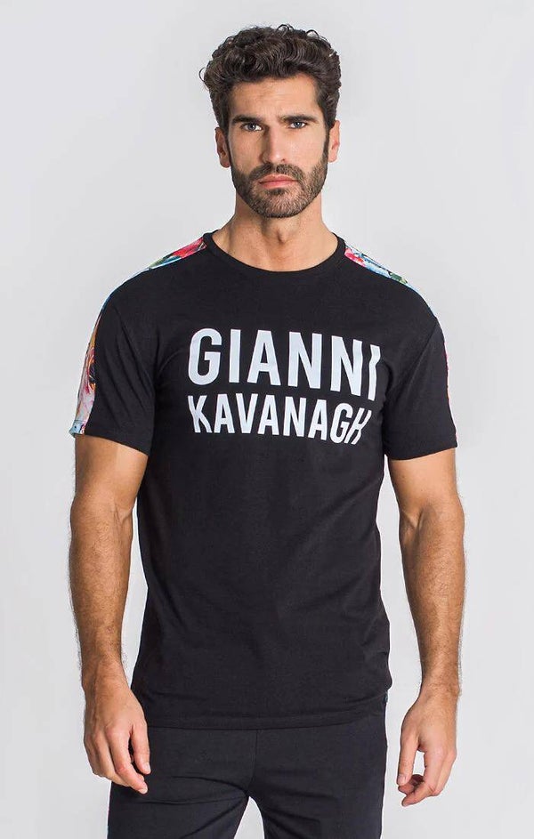 Black Arizona block tee