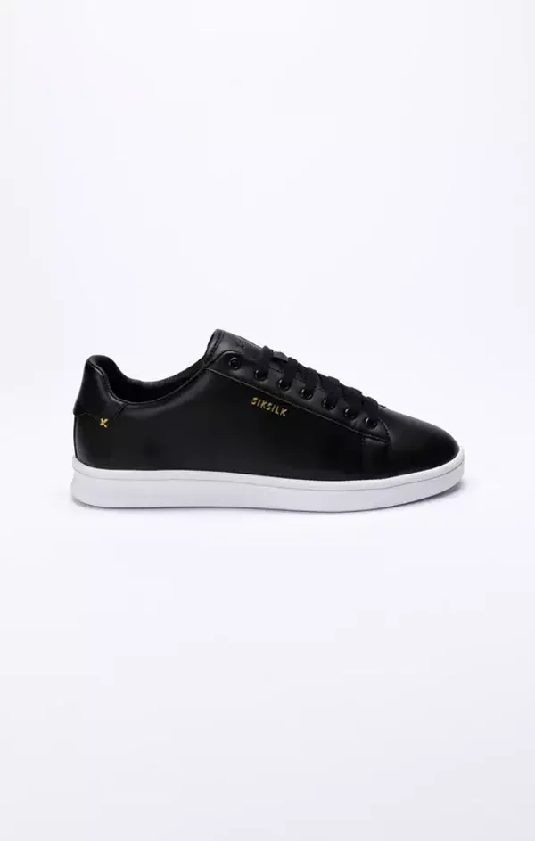 SikSilk Black Low-Top Casual Trainer