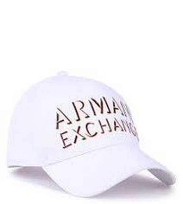 Armani Exchange white cap