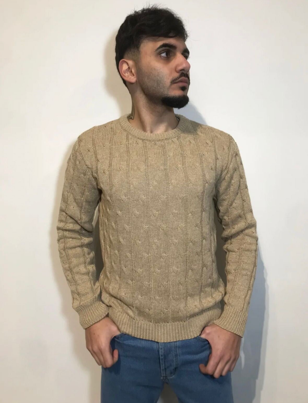 Cream Knitted sweater