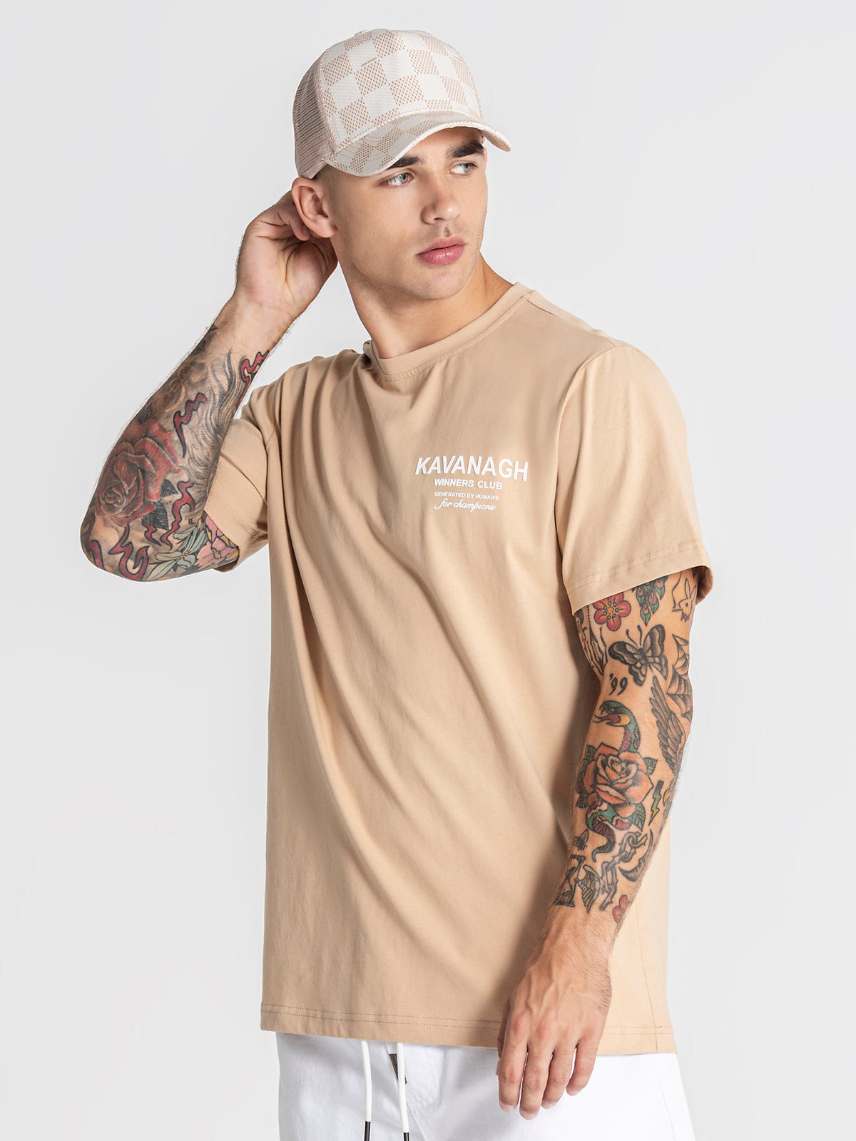 Beige The Club Tee