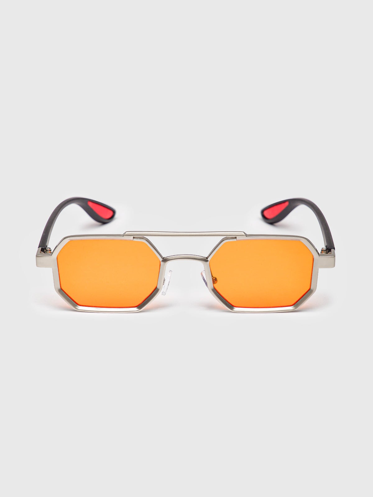 Orange Metal Sunglasses