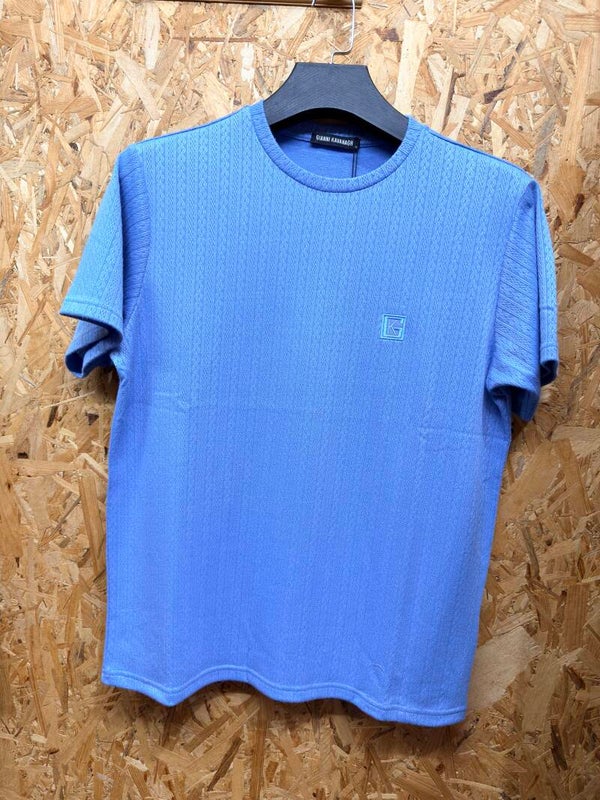 Light blue texture tee