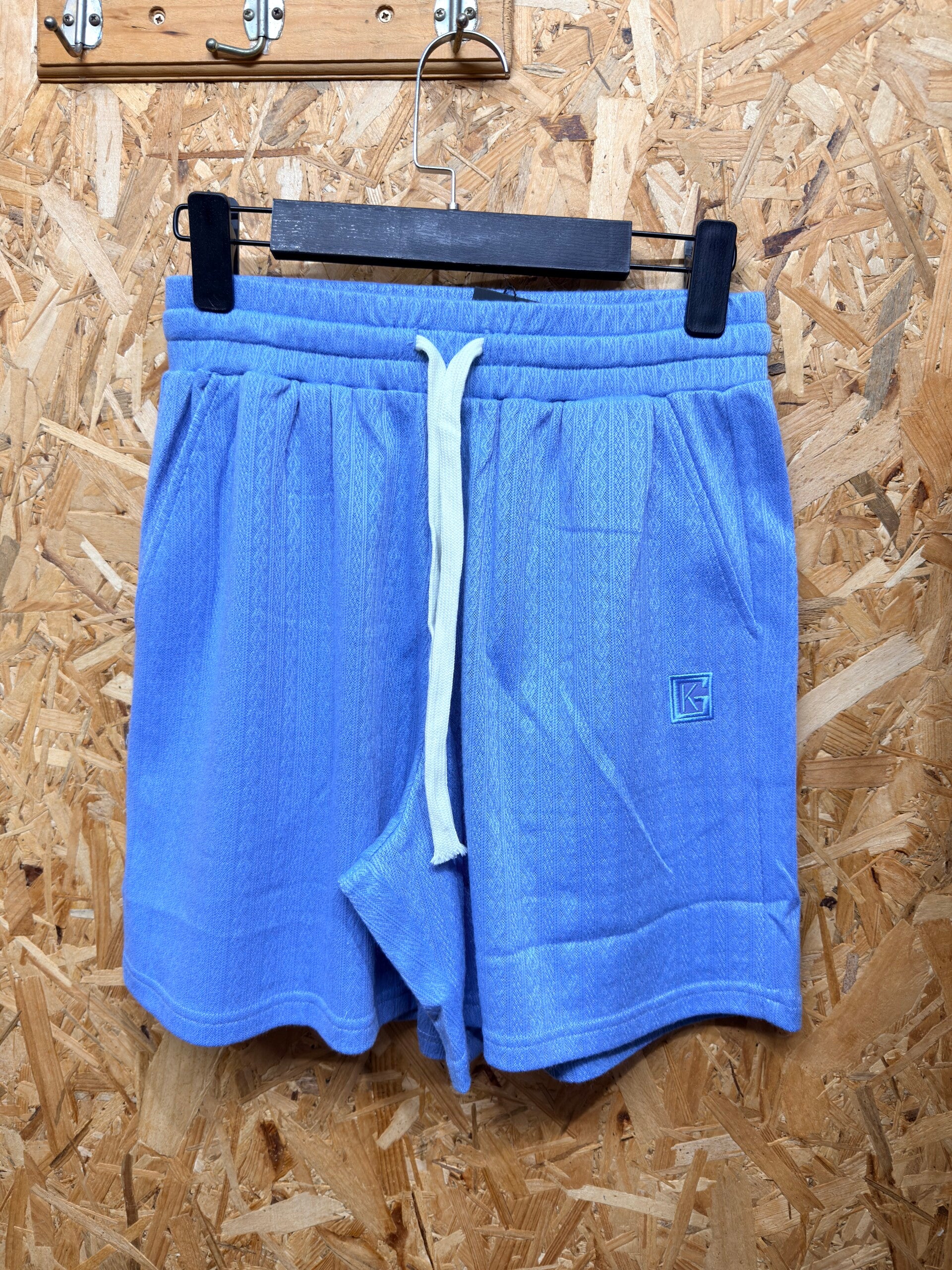Light blue texture shorts