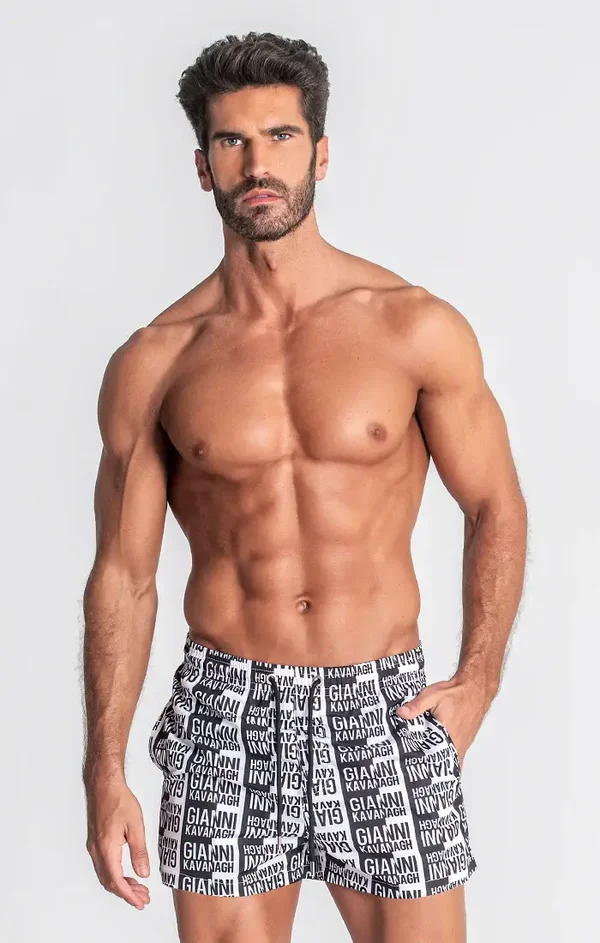 Black Multiply Swimshorts