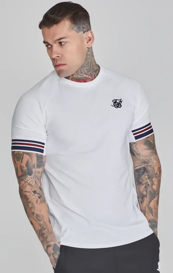 SikSilk White Tech T-shirt