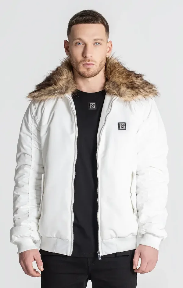 White core Bomber Jacket