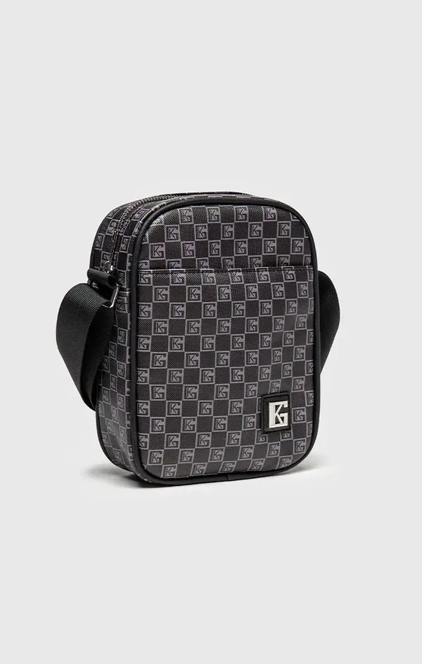 Grey Id clone Vertical Shoulder bag