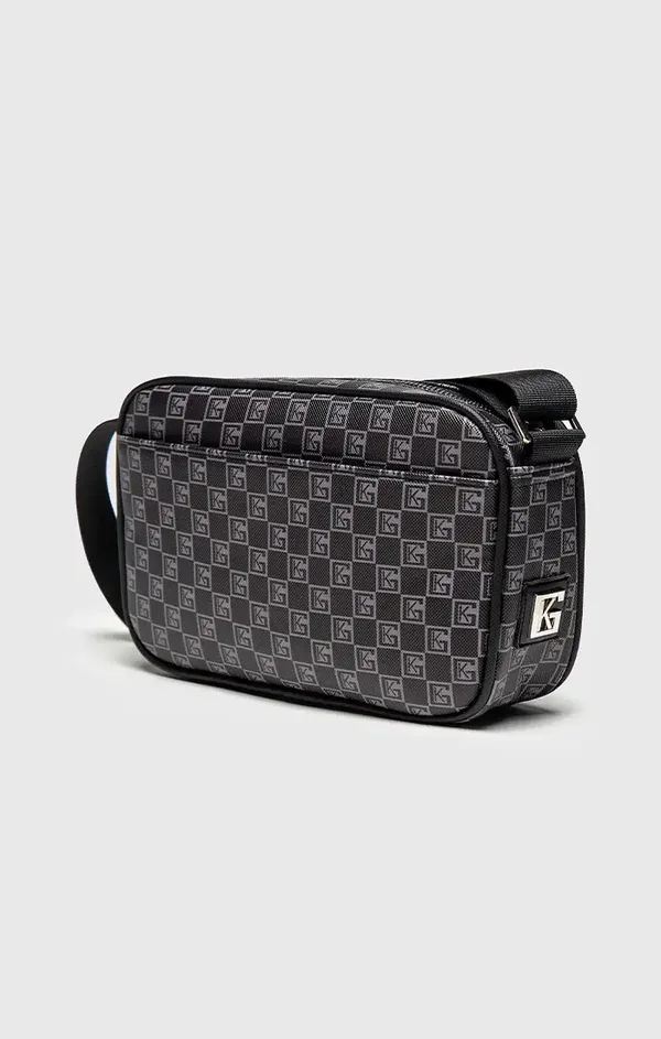 Grey ID clone shoulder bag