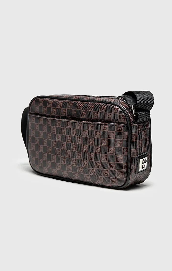 Brown Id clone shoulder bag