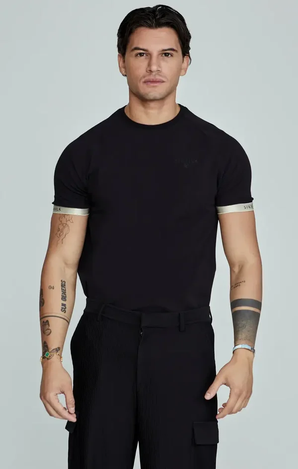 SikSilk black Tech t-shirt