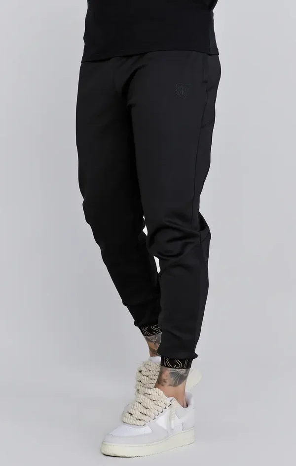 SikSilk Black Joggers