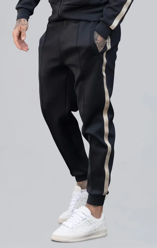 SikSilk Black smart joggers