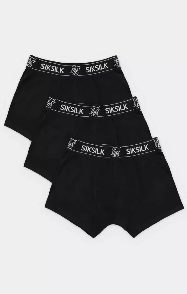 Black 3 pack boxer short
