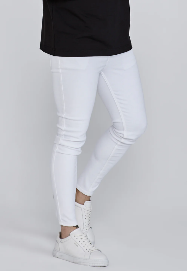 SikSilk White skinny jeans