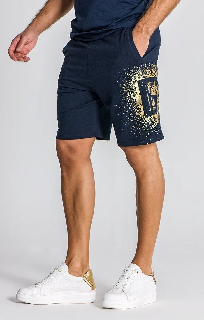 Navy Blue Explosion shorts