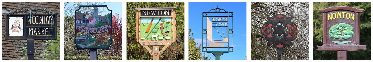 Suffolk Village Sign List | Suffolk Village Signs