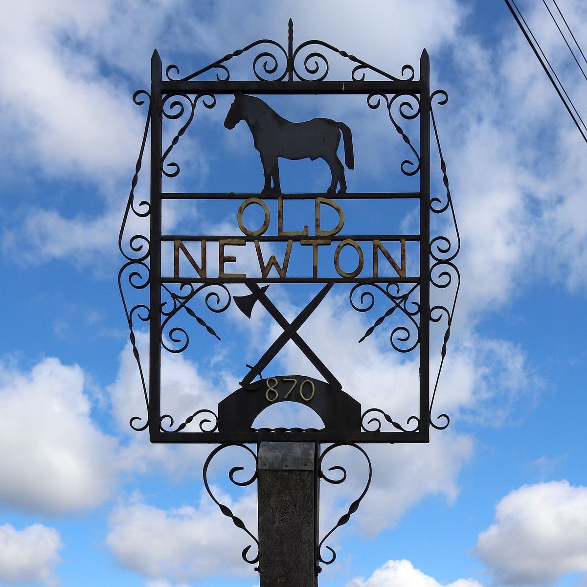 Old Newton Suffolk Village Signs