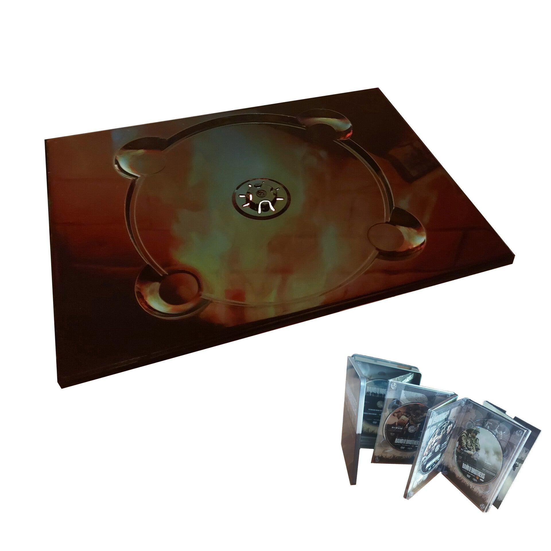 Zwarte DVD tray voor Filmbox Moviebox - 6 Stuks