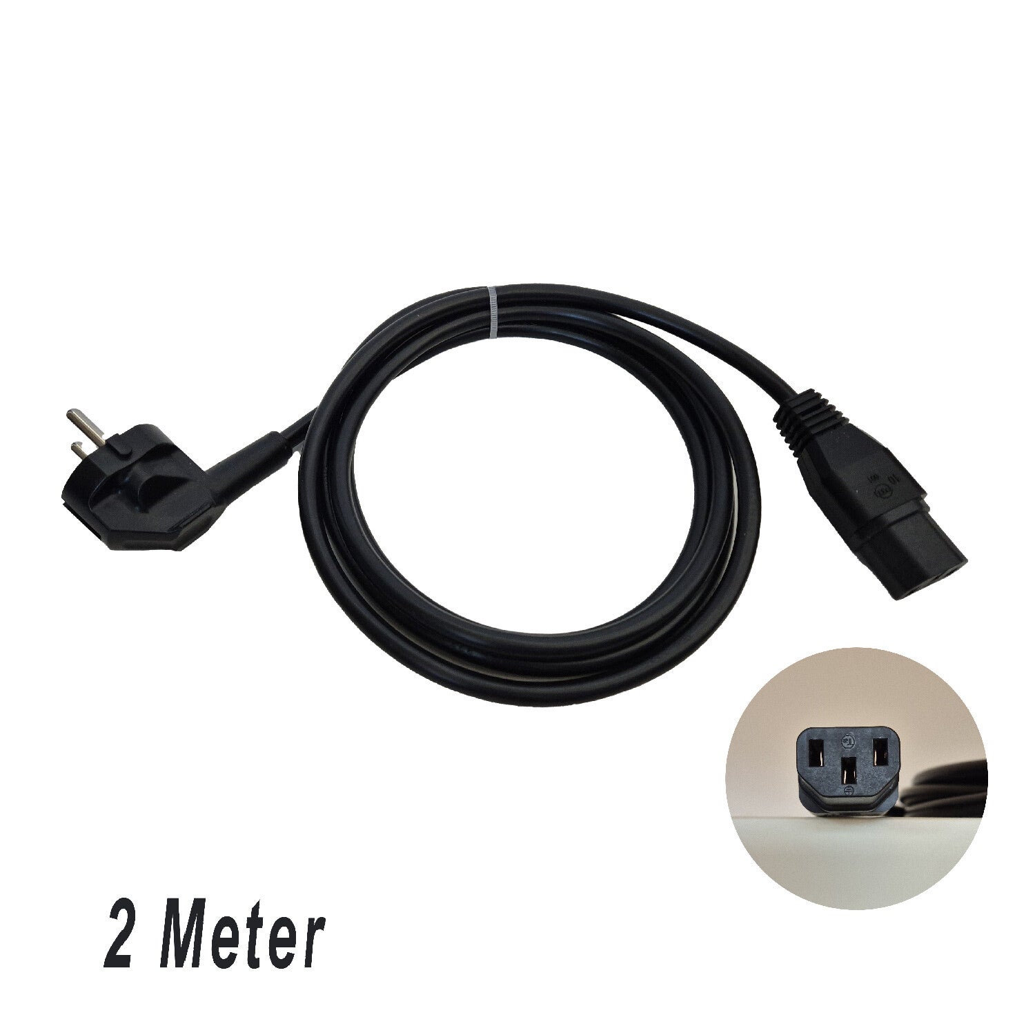 C13 Netsnoer (2 meter) Voedingskabel