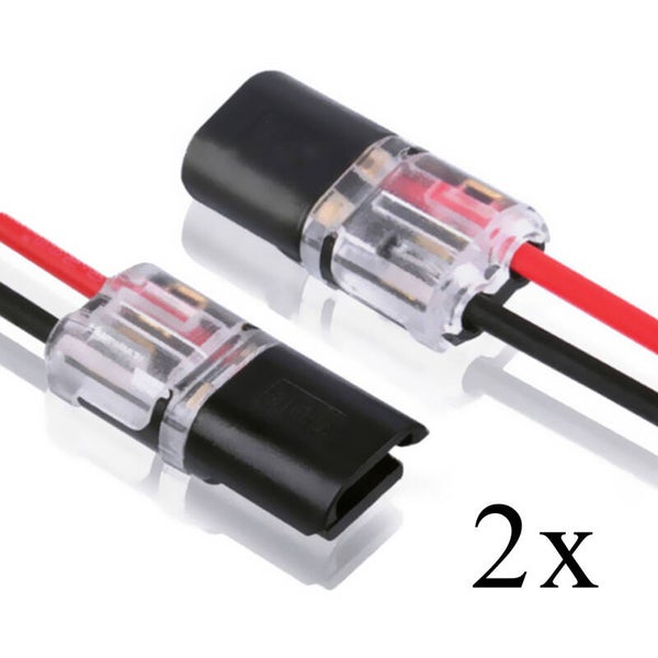 Set van twee deelconnectors stekkers - ideaal voor led strips