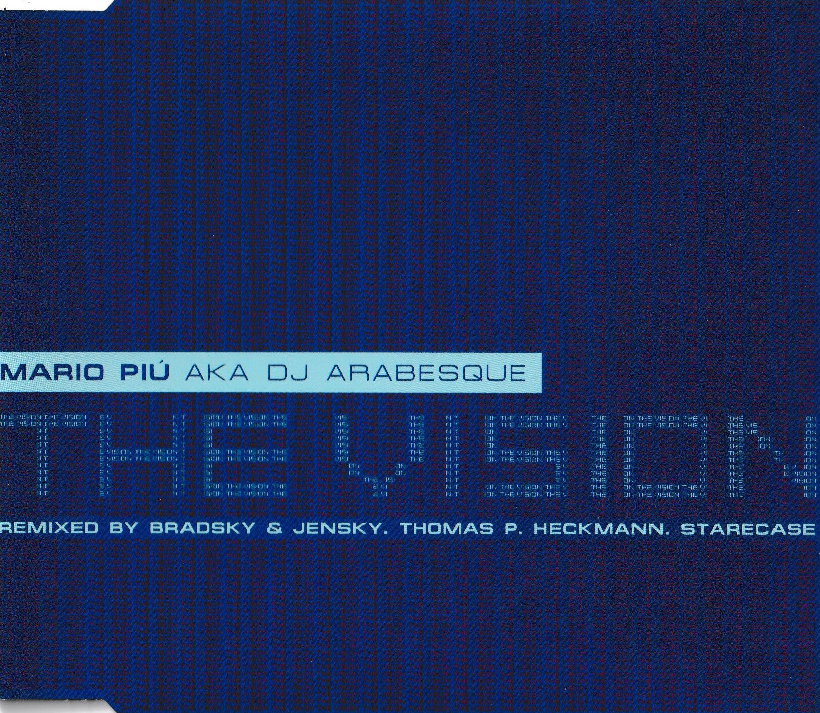 Mario Piú Aka DJ Arabesque - The Vision - CDsingle