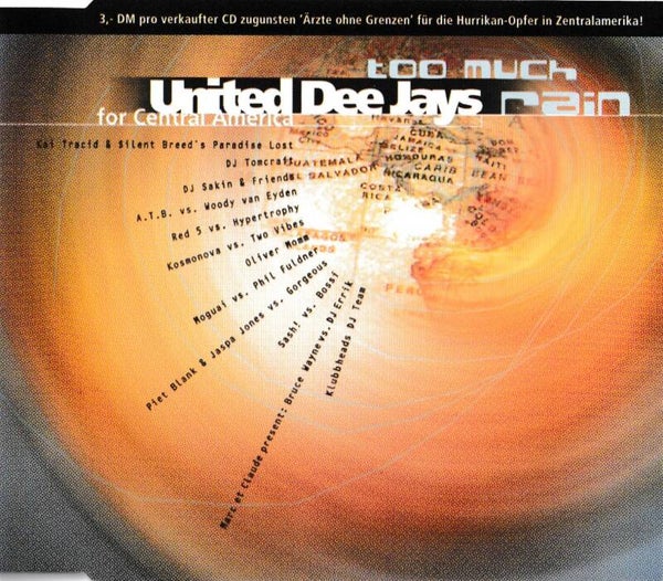 United DJ's for Central America - Too much rain - CDsingle