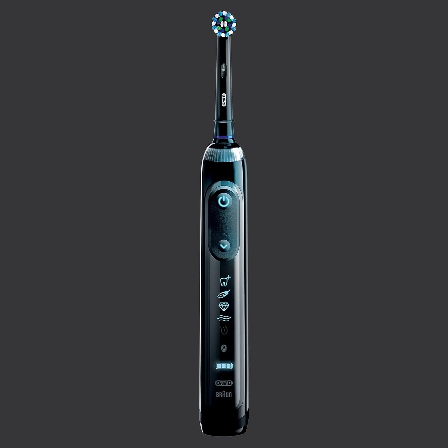 Oral-B Pro Limited Electric Toothbrush, Black, Rechargeable Power Toothbrush with 2 Brush Heads and Travel Case