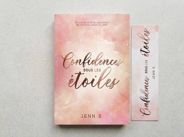 Livre broché dédicacé + marque page
