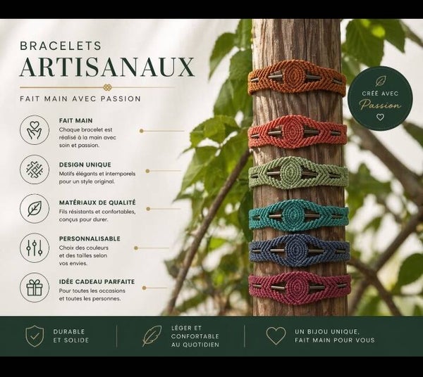 les bracelets homme